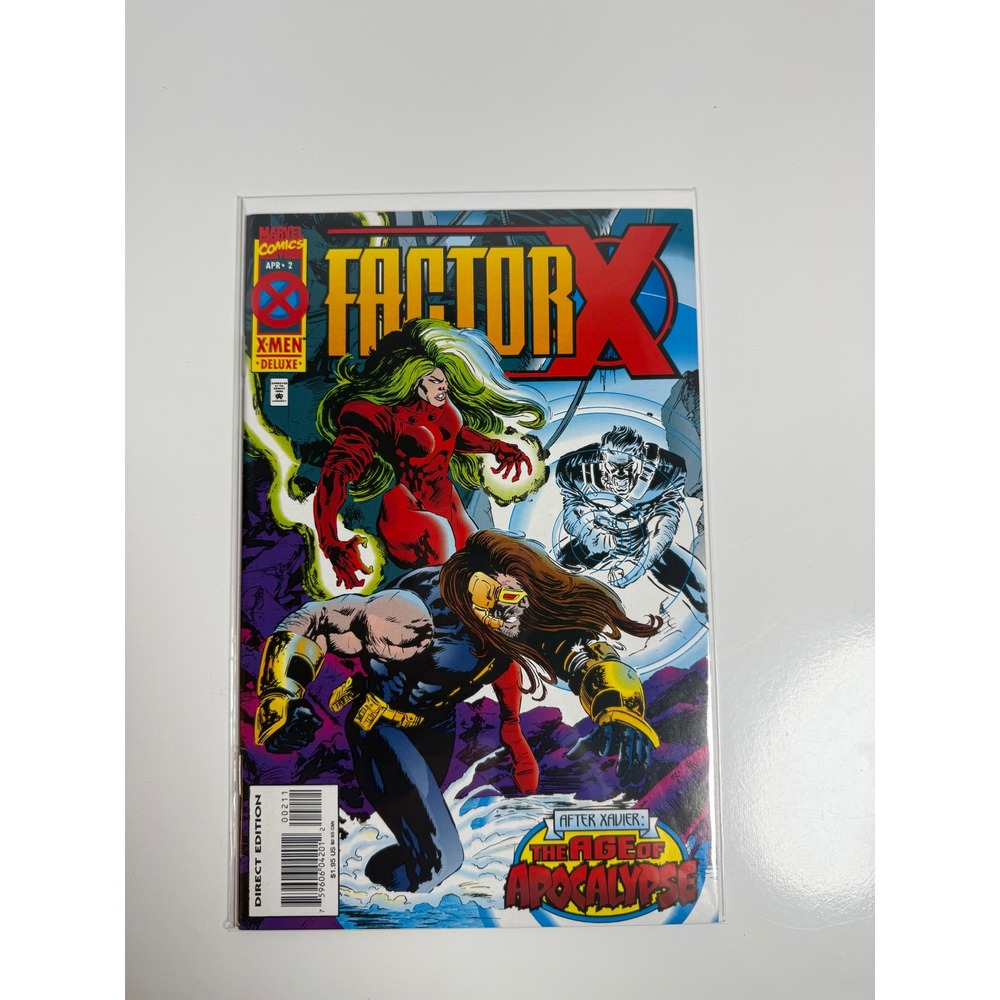 Factor X #2 1995 Marvel Age of Apocalypse Cyclops Havok Steve Epting Cover